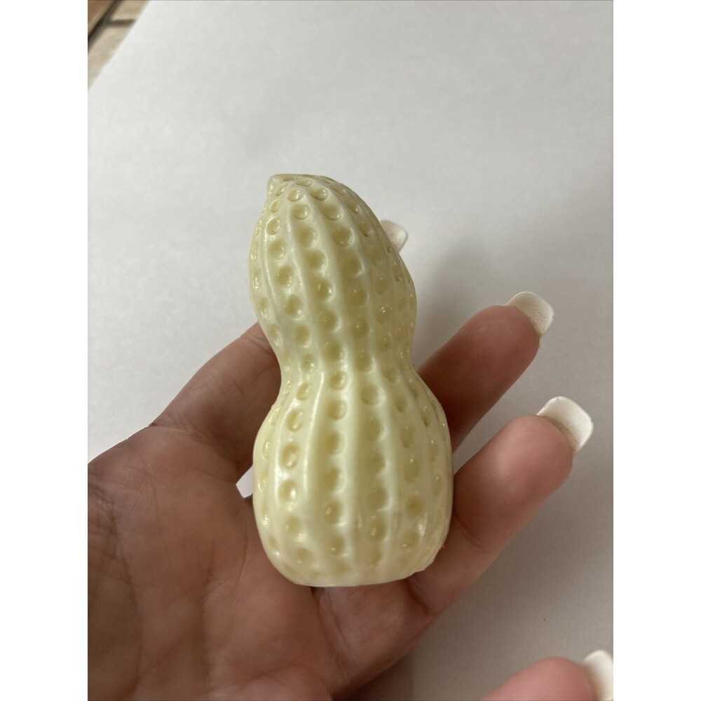 Vintage Ceramic 3.5"  Peanut Shaker Set Missing Bottom